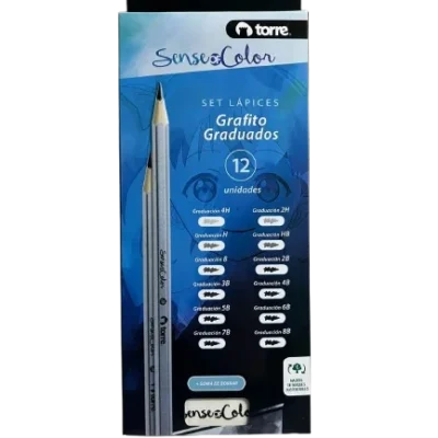 LAPIZ TECNICO TORRE SET 12 UNID