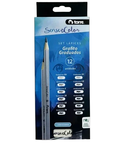 LAPIZ TECNICO TORRE SET 12 UNID