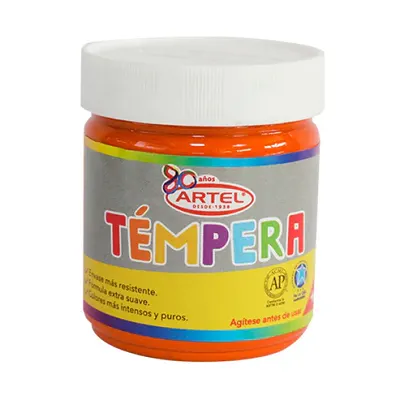 TEMPERA ARTEL 100 ML - NARANJO