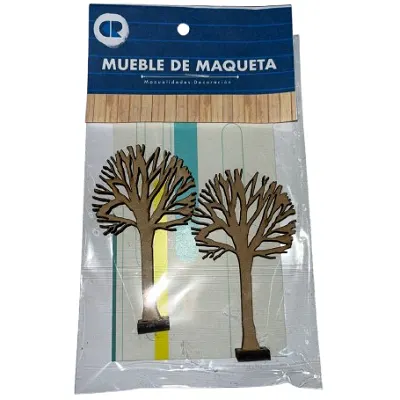 MUEBLE MAQUETA CR - ARBOL MADERA