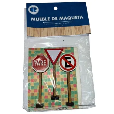 MUEBLE MAQUETA CR - SEÑALES DE TRANSITO