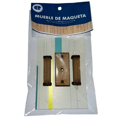 MUEBLE MAQUETA CR - MESA/BANCAS