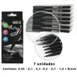 LAPIZ TIRALINEAS SURTIDO NUOVO 7 UNID