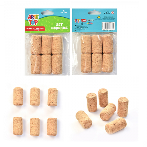 DISPLAY CORCHO ARTE TOP 6 UNID