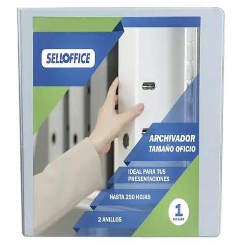ARCHIVADOR LOMO DELGADO CARTA SELLOFFICE
