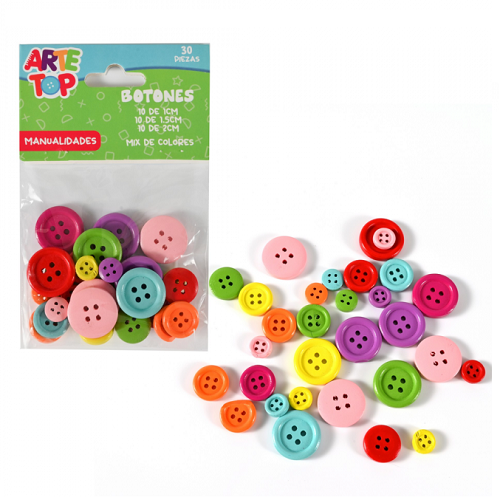 BOTONES DE COLORES ARTE TOP