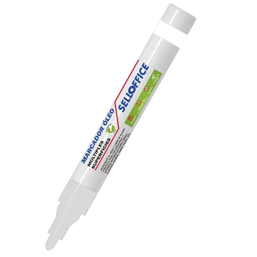 MARCADOR OLEO SELLOFICE BLANCO