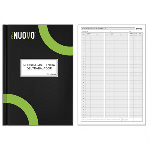 LIBRO ASISTENCIA NUOVO 50 HJS
