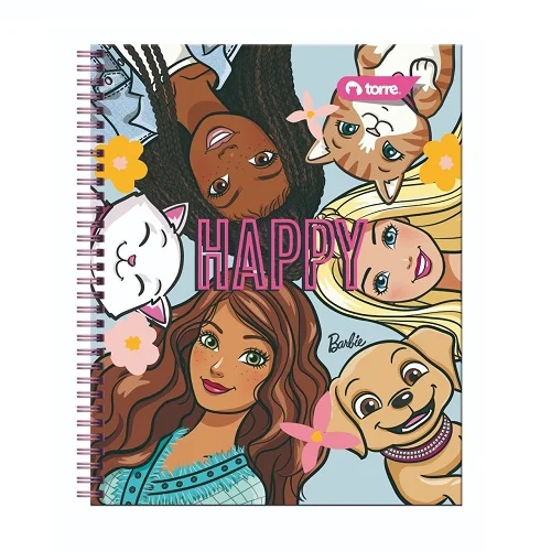 CUADERNO UNIVERSITARIO TORRE 7M BARBIE