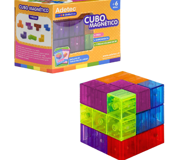 CUBOS MAGNETICOS ADETEC 7 PIEZAS