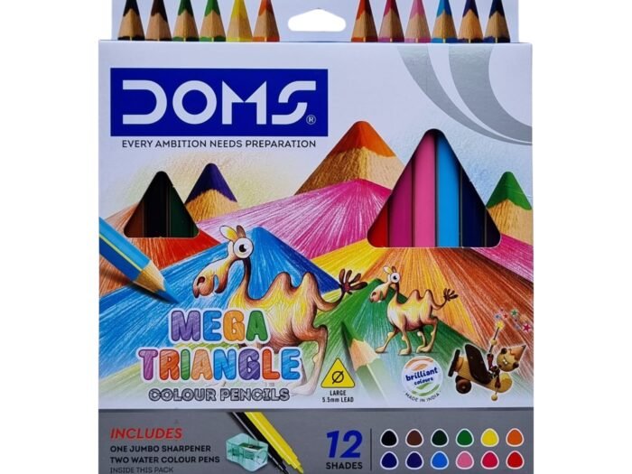 LAPIZ COLOR DOMS JUMBO 12 LARGO