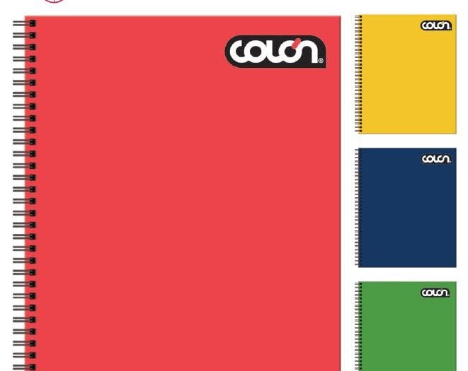 CUADERNO UNIVERSITARIO COLON 7MM LISO COLORES