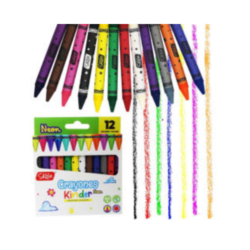 LAPIZ CERA SKOLE 12 COLORES