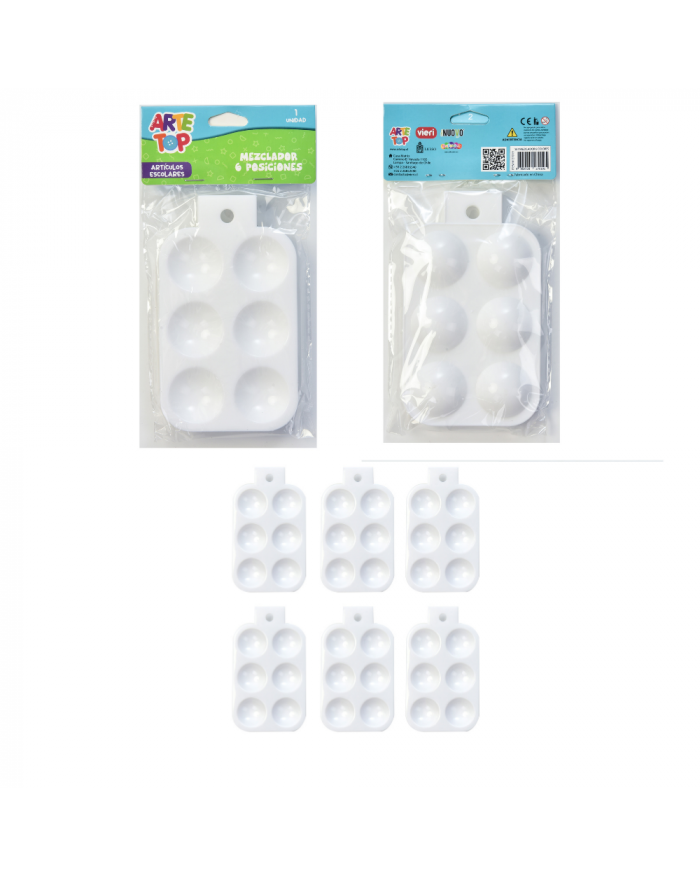 MEZCLADOR 6 SET 6 UNID ARTE TOP