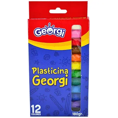 PLASTICINA GEORGI 12 COLORES