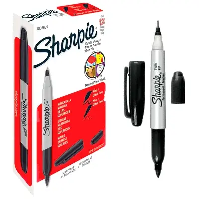 MARCADOR SHARPIE DOBLE PUNTA