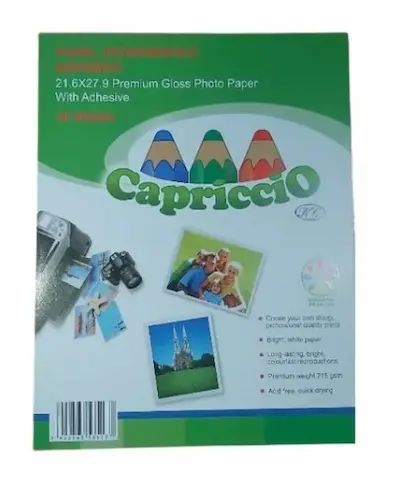PAPEL FOTOGRAFICO AUTOADHESIVO 20 HJS 215 GRS
