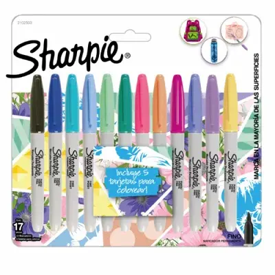 MARCADOR SHARPIE BLISTER TROPICAL X12