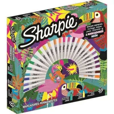 MARCADOR SHARPIE RULETA JUNGLA X30