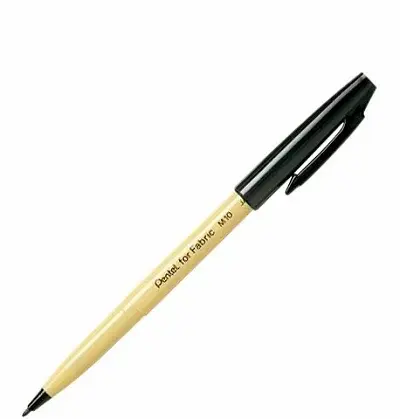 MARCADOR PENTEL P/TELA NEGRO
