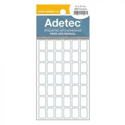 ETIQUETA ADHESIVA 11 X 17 MM