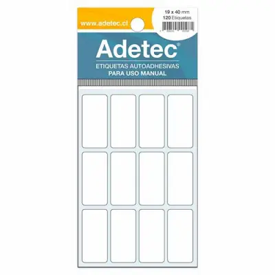 ETIQUETA ADHESIVA 19 X 40 MM