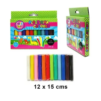 PLASTICINA ARTE TOP REDONDA 12 COLORES