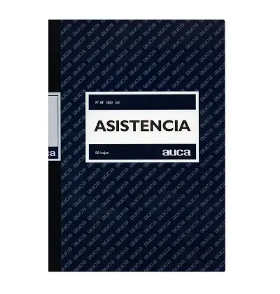 LIBRO ASISTENCIA AUCA 50 HJS.