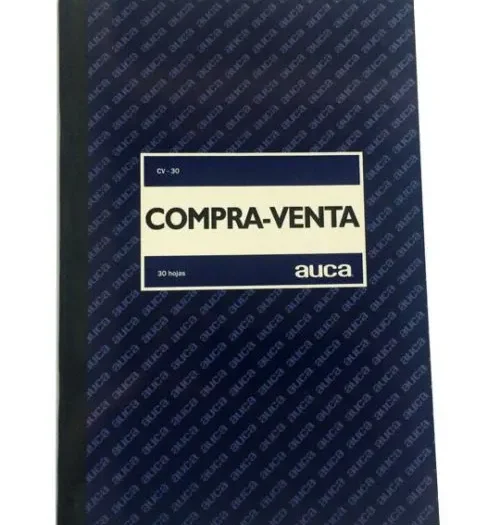 LIBRO COMPRA-VENTA AUCA 30 HJS