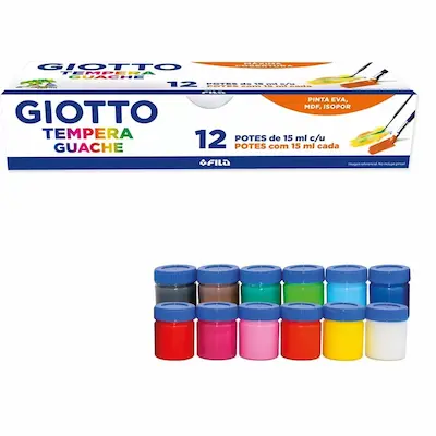 TEMPERA GIOTTO 12 COL