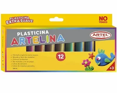 PLASTICINA ARTELINA 12 COL.