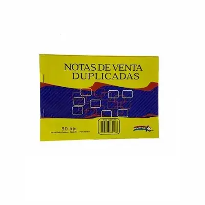 NOTA DE VENTA DUPLICADA