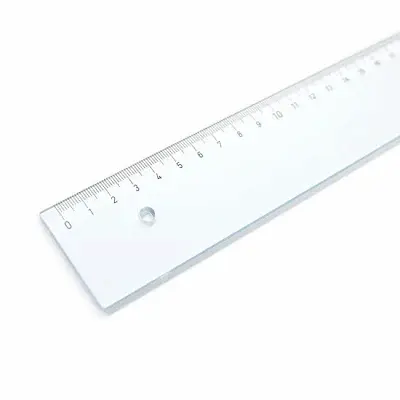 REGLA PLASTICA 20 CM GRUESA