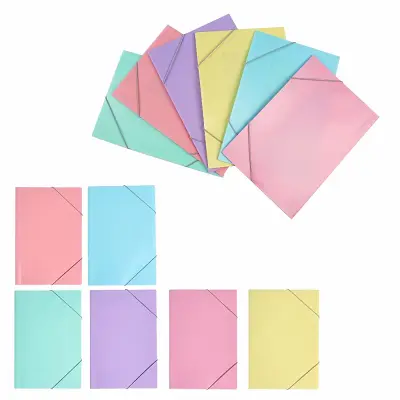 CARPETA CON ELASTICO NUOVO PASTEL