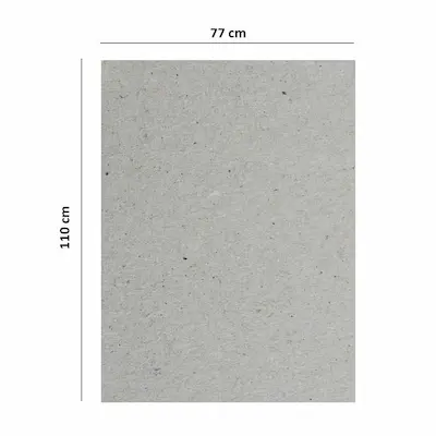 CARTON PIEDRA 1.5 MM. GRIS 77 X 110 10 UNID