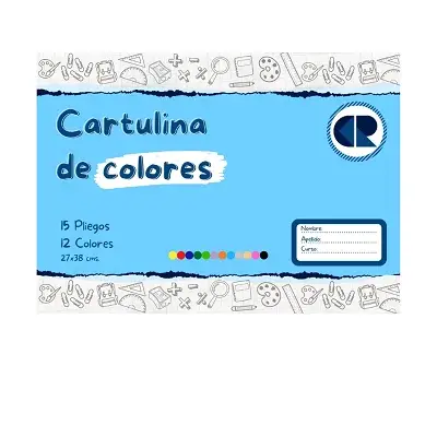 BLOCK CR CARTULINA 15 HJS
