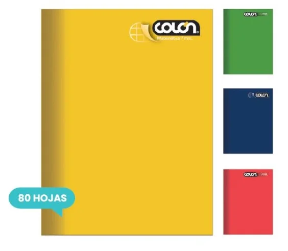 CUADERNO COLLEGE CAL.VERT 80 HJS COLON