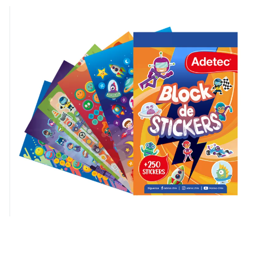 BLOCK STICKERS NIÑOS