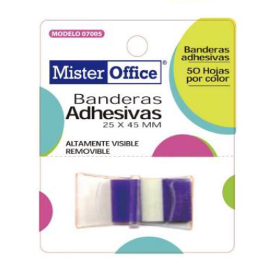 BANDERITAS SET 50H MR.OFFICE