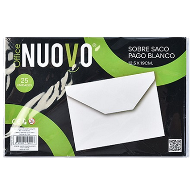 SOBRE SACO PAGO NUOVO