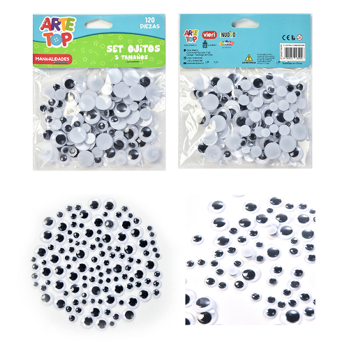 OJOS MOVILES 120 SURT.ARTE TOP