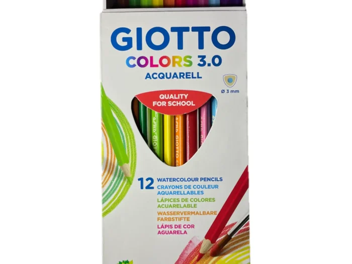 LAPIZ ACUARELABLE GIOTTO 12 COLORES