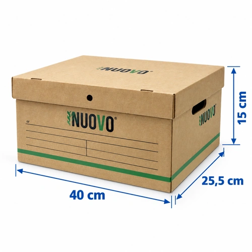 CAJA ARCHIVO NUOVO AMERICANA 42.5X26X31CM