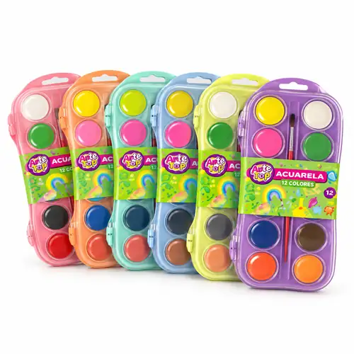 Acuarela Arte Top 12 colores