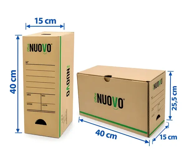 CAJA ARCHIVO NUOVO STANDARD 40X25,5X15CM