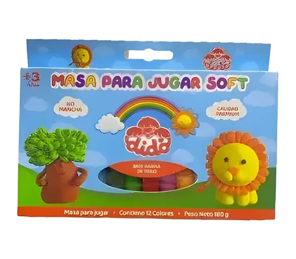 MASA PARA MOLDELAR DIDO 12 COL