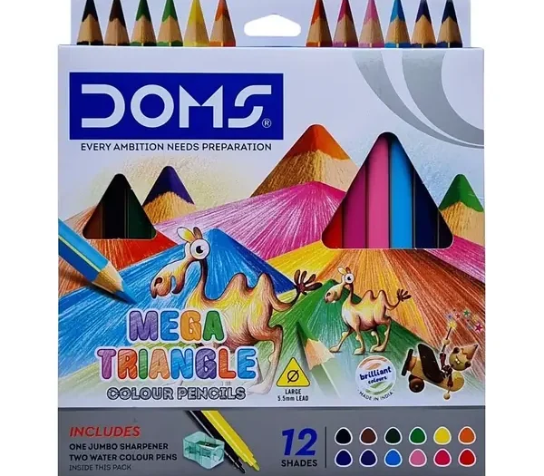 LAPIZ COLOR DOMS JUMBO 12 LARGO