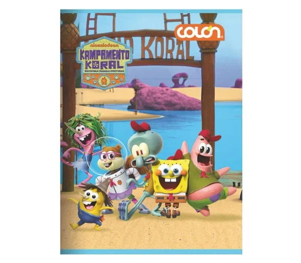 CUADERNO COLLEGE 7MM 80 HJS COLON BOB ESPONJA
